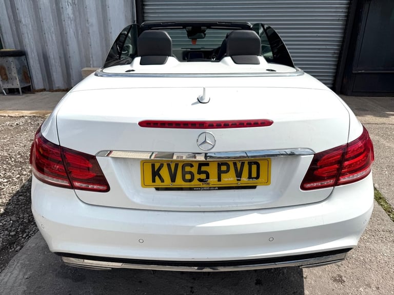 2016 65 MERCEDES E-CLASS E220 BLUETEC AMG CONVERTIBLE DAMAGED REPAIRABLE SALVAGE