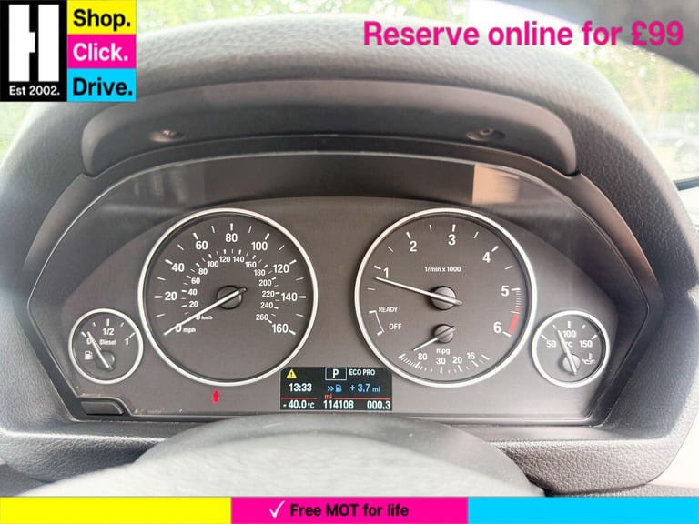 2013 BMW 3 Series 320d EfficientDynamics 4dr Step Auto SALOON DIESEL Automatic
