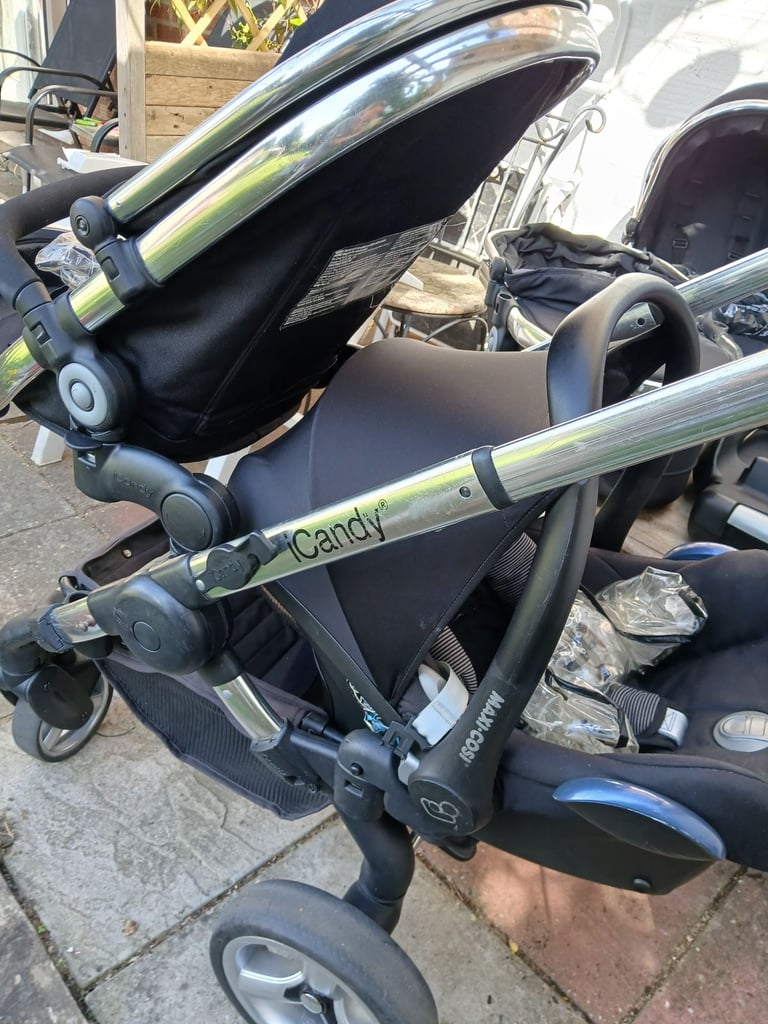 iCandy Peach 2 2in1 Black Double Travel System