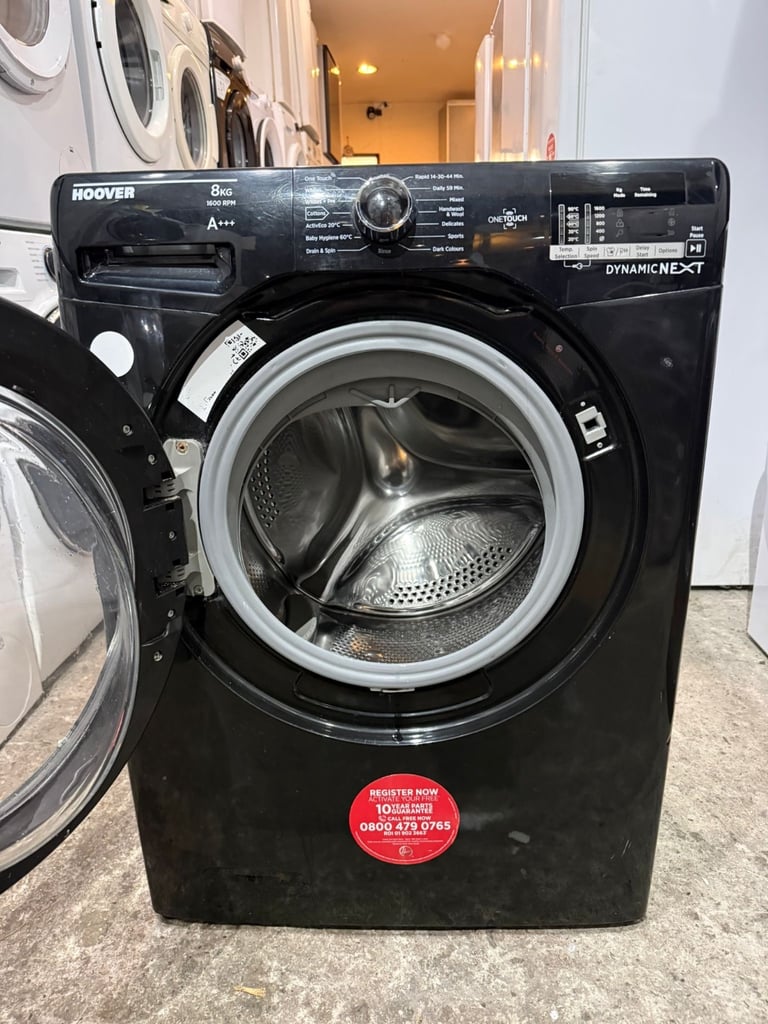 Hoover black Washing Machine With Free Delivery N Warranty 