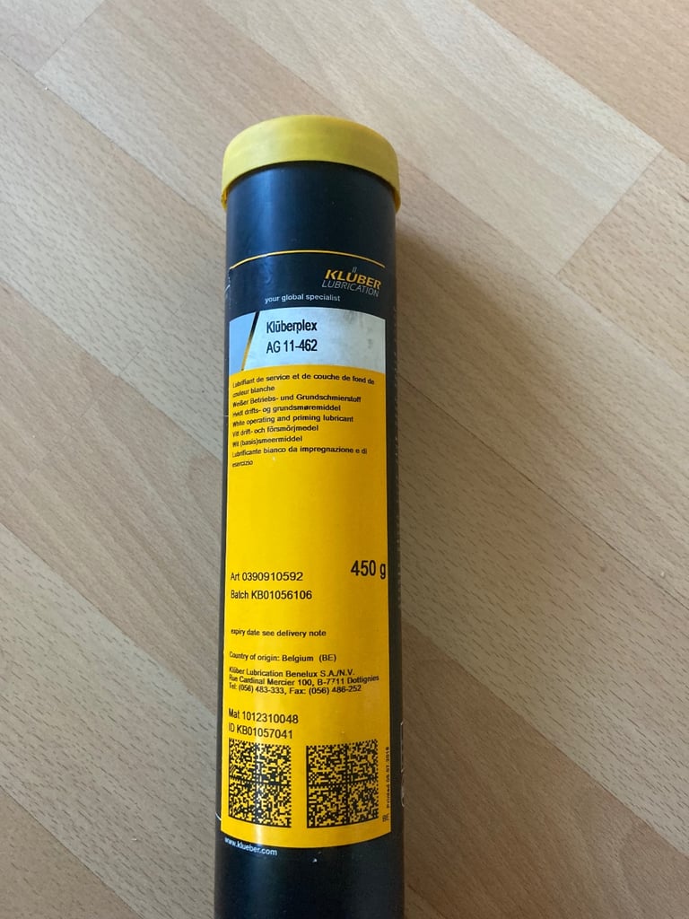 KLUBERPLEX AG 11 462 WHITE LUBRICATING GREADE 