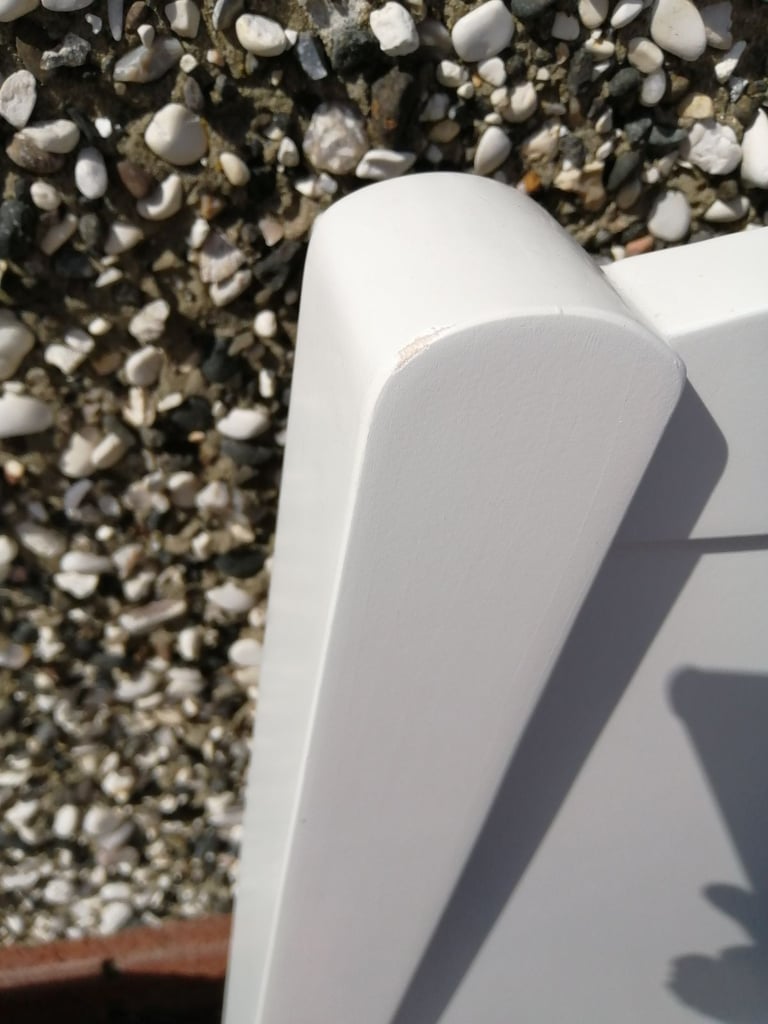 Single Headboard Next white wooden 