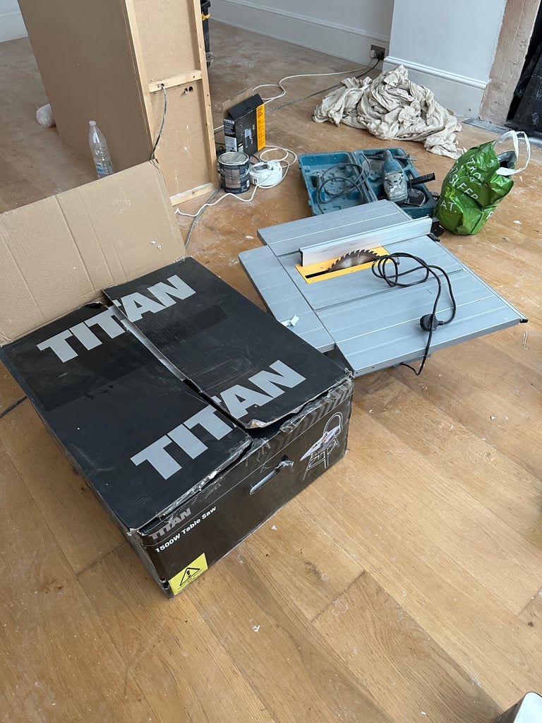 Titan MSTS1500-A 254mm Electric Table Saw 240V – £50