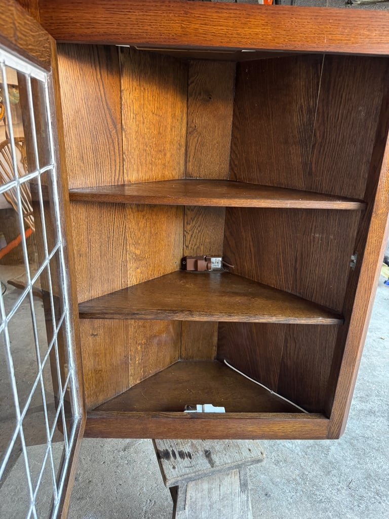 Solid Oak Half Corner Unit