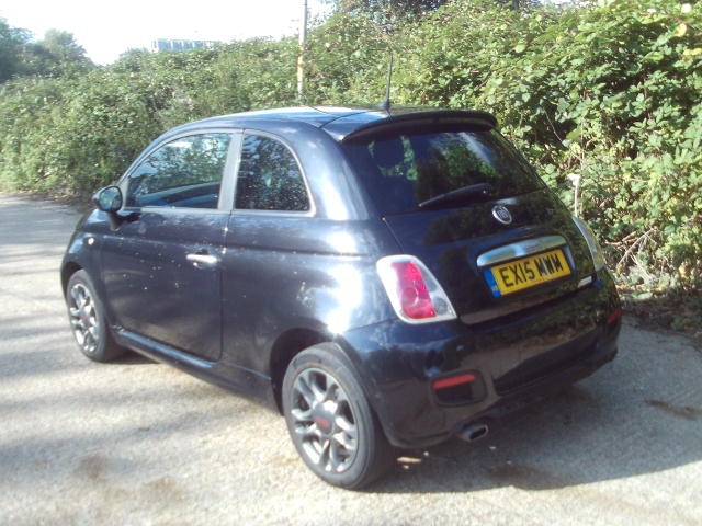 2015 Fiat 500 1.2 S 3dr Black 54k Miles Years MOT Warranty HATCHBACK Petrol Manual
