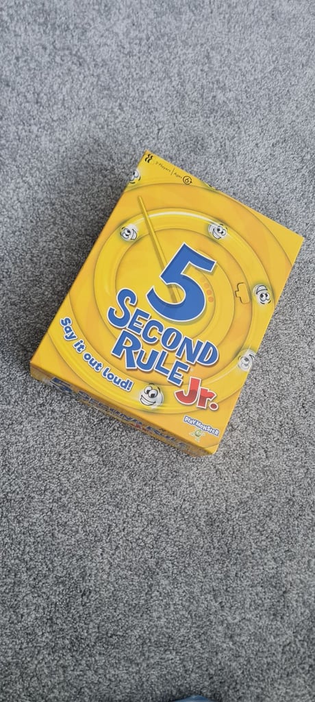 5 Second Rule Junior Family Board Game for Kids