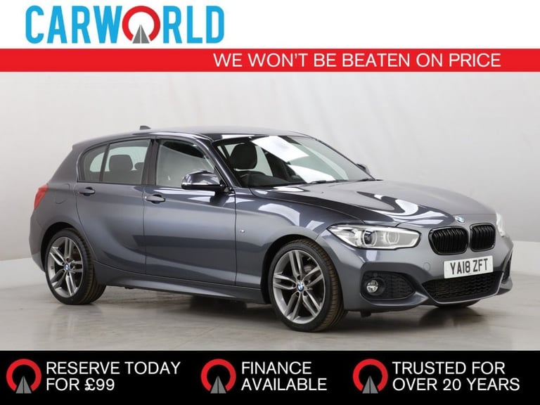 2018 BMW 1 Series 2.0 118d M Sport Hatchback 5dr Diesel Manual Euro 6 (s/s) (150 ps) Hatchback Di...