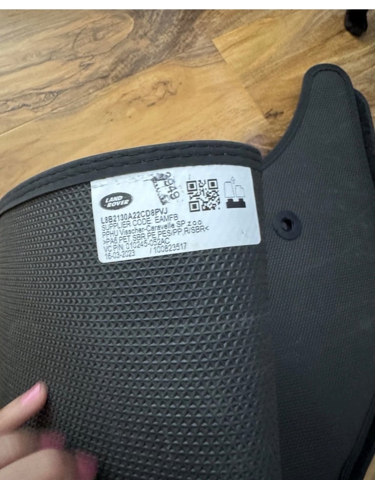 Land rover defender car mat 