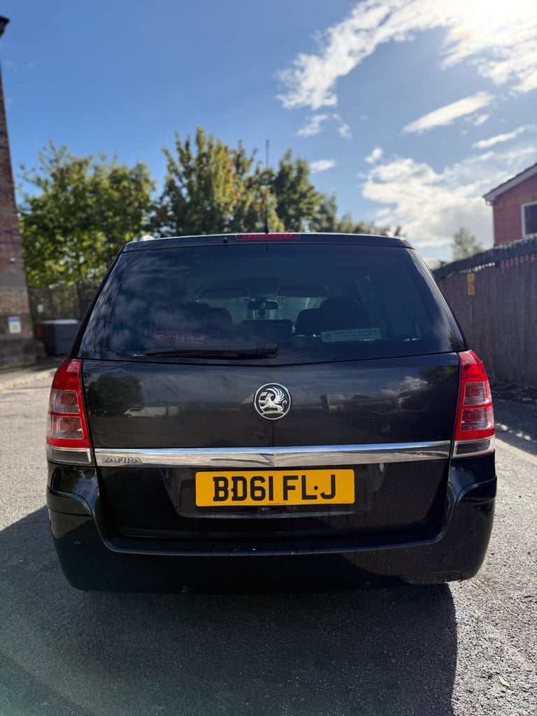 Vauxhall, ZAFIRA, MPV, 2011, Manual, 1686 (cc), 5 doors