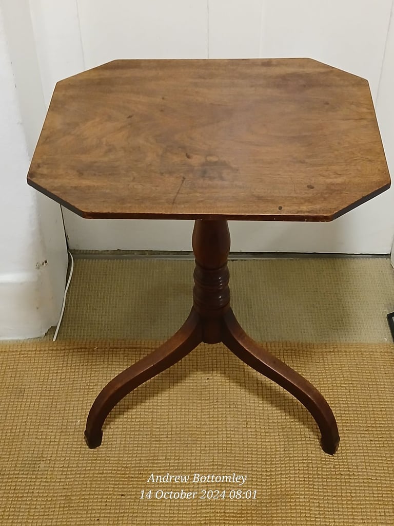 Georgian Mahogany Flip Side Table
