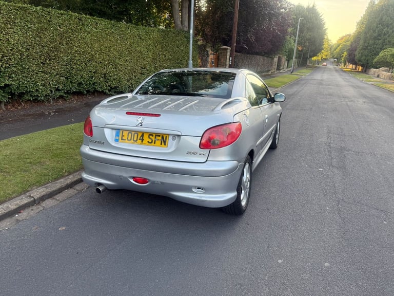 Peugeot 206 CC Convertible 1.6 Allure 2Dr Automatic with 12 Months MOT&Leather Seats&LOW 86K Miles
