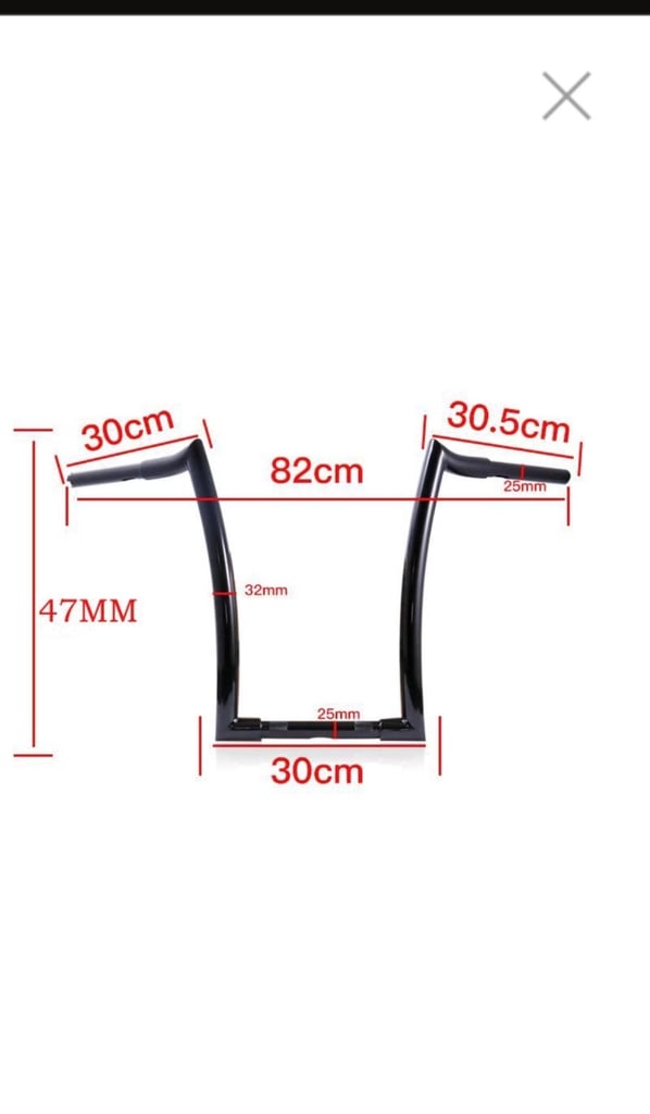 Custom Ape Hanger Bars - BRAND NEW