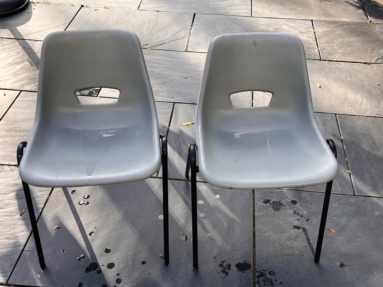 image for 2 Grey chairs