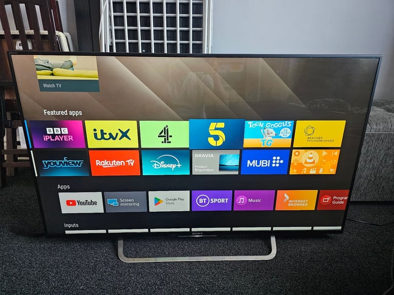 image for Sony 49inch 4k Android Smart TV Remote and stand Good working order Can delivery local for petrol 