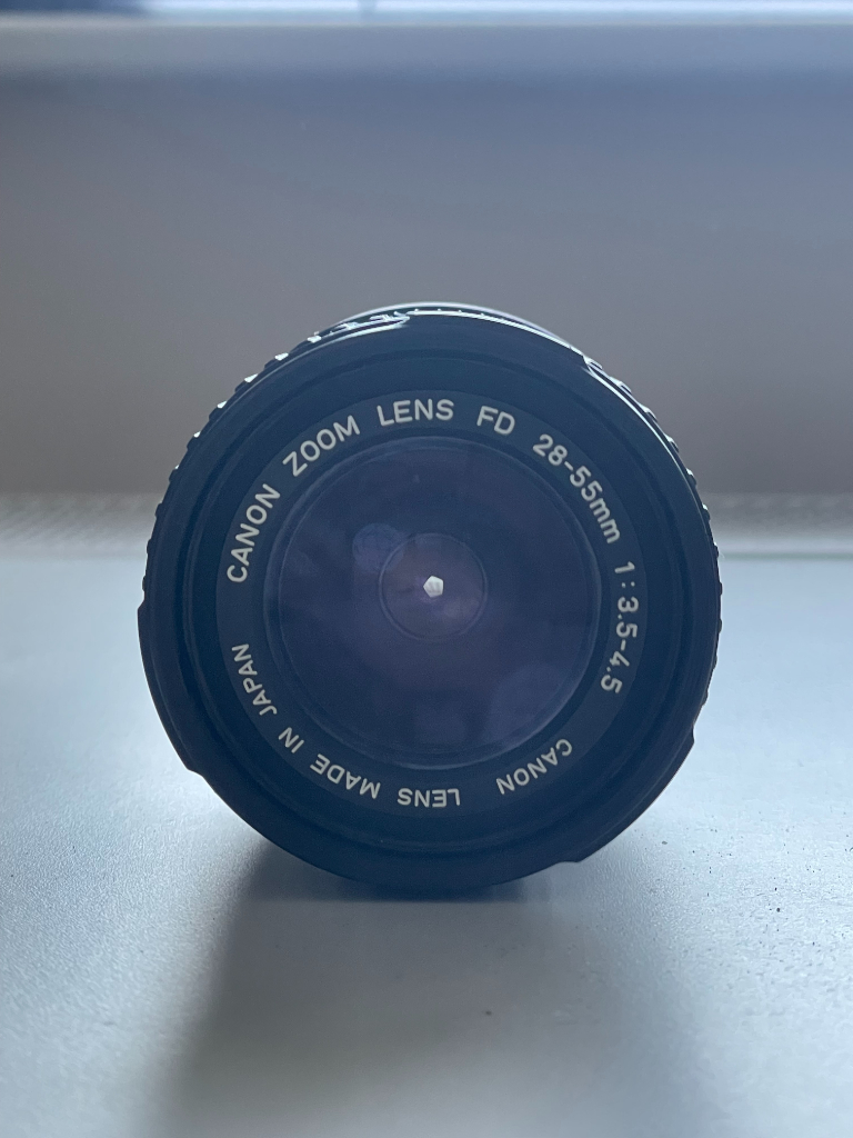 Canon FD 28-55mm 1:3.5-4.5 Wide Angle Zoom Macro Lens A-1 AE/FG