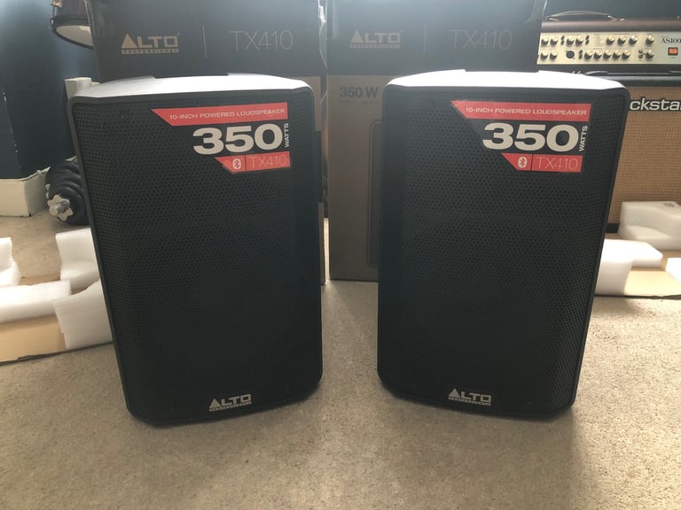 2x Alto Tx410s PA speakers