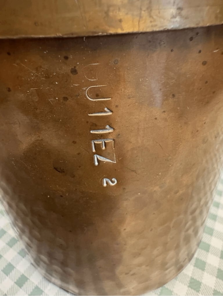 Heavy Vintage copper cooking pots 