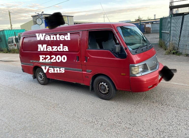 Wanted Mazda e2000 e2200 vans mot/failures cash waiting