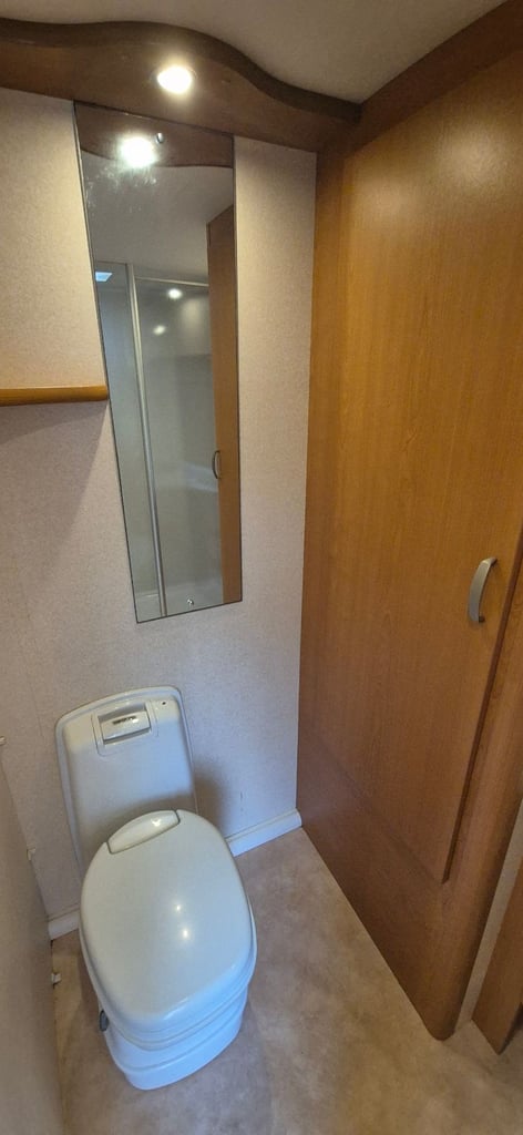 4 berth caravan with awning 