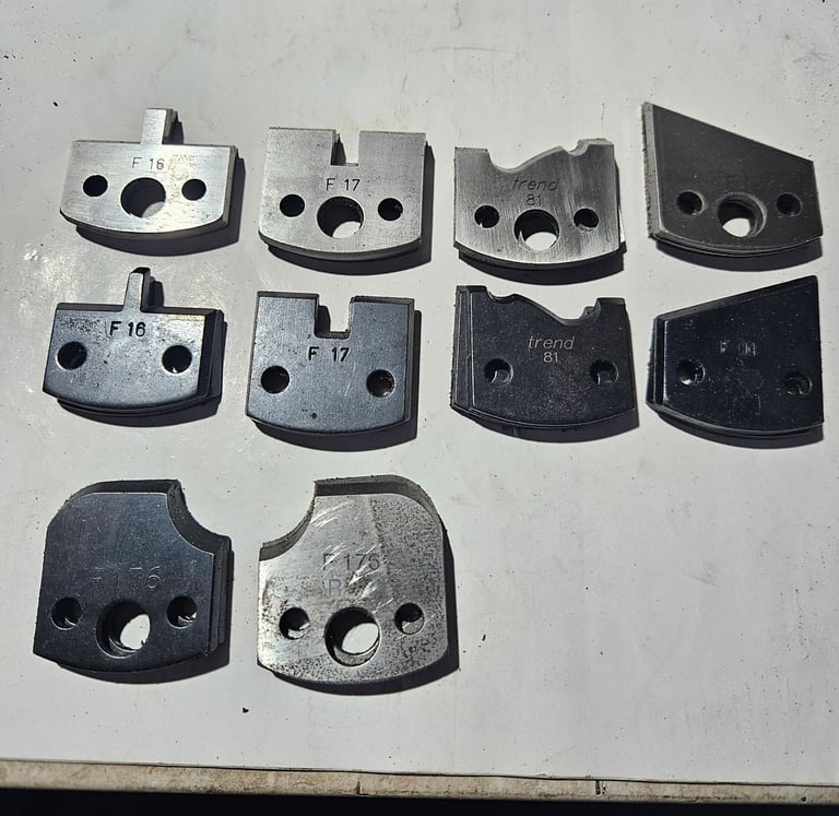 Spindle moulder cutters and limiters Axminster 