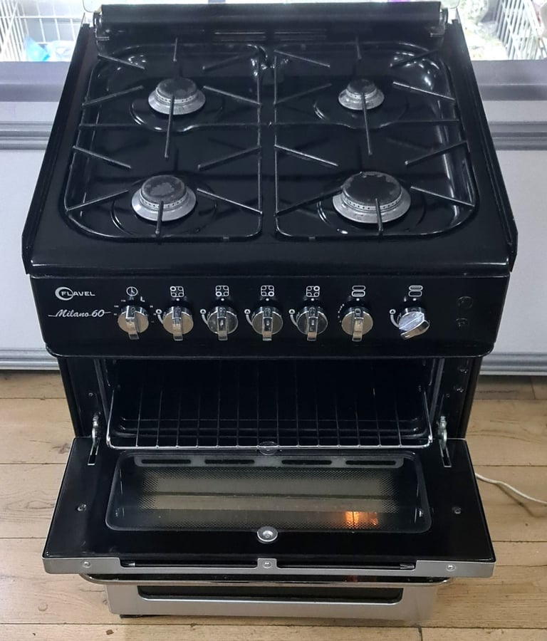 60cm Wide Flavel Milano 60 Gas Cooker, all Gas. Perfect Working. 