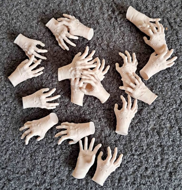 image for Mini hands for Halloween. 15