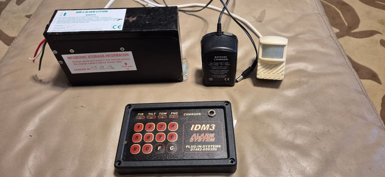 AUTOWATCH 650, SAS and IDM3 alarm system for camper caravan motorhome boat.