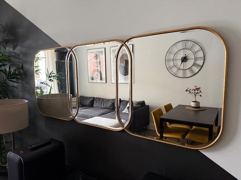 image for Gold wall mirror