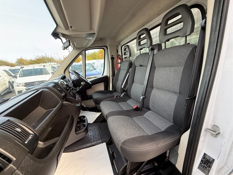 2019 Fiat Ducato 35 MULTIJET II FLAT BED TRANSPORTER MOWER DIGGER NO VAT CHASSIS CAB DIESEL Manual