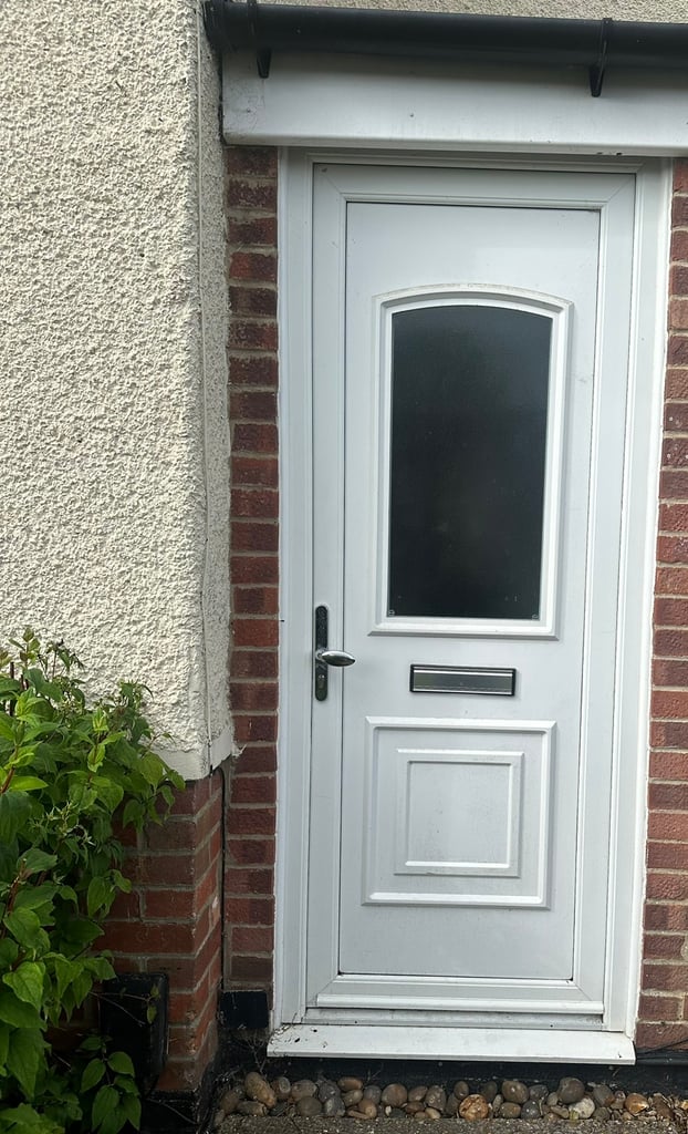 image for PVC Door and Frame (Front Door with Letterbox)