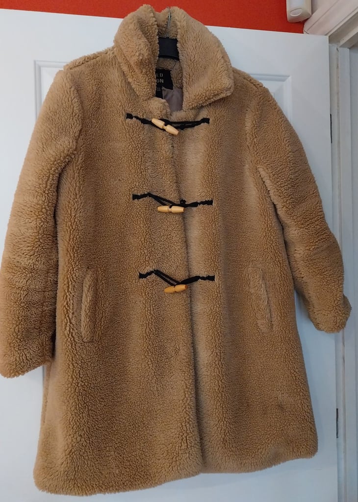 image for Teddy style duffle coat