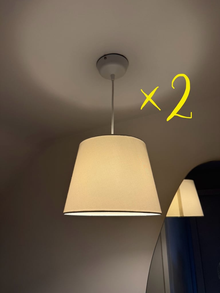 5 Pendant Lights – £50 (for all)