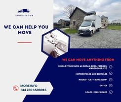 Moving🚛 Local and International EU SPAIN FRANCE GERMANY MOVING / Man and Van 