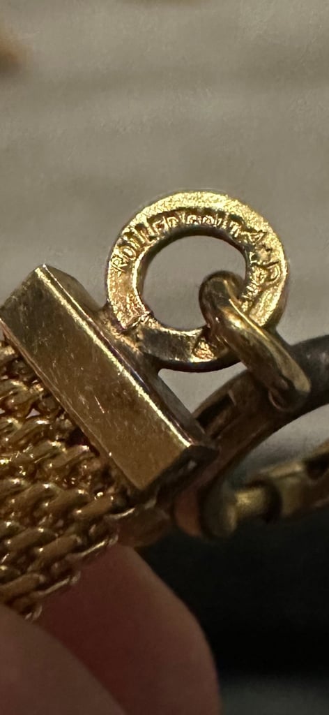 Gold plated necklace 