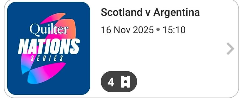 Scotland v Argentina 