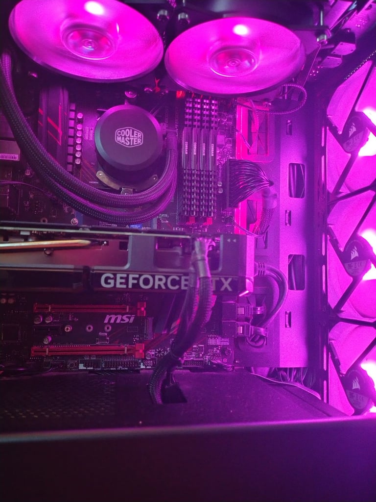 Gaming PC - Ryzen 5800X, 32GB DDR4, RTX 4060 Ti 16GB, 2.5TB