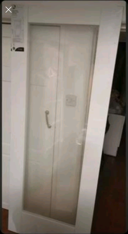 XL Joinery White Primed Pattern Glass Internal Door 2032 x 813 x 35mm