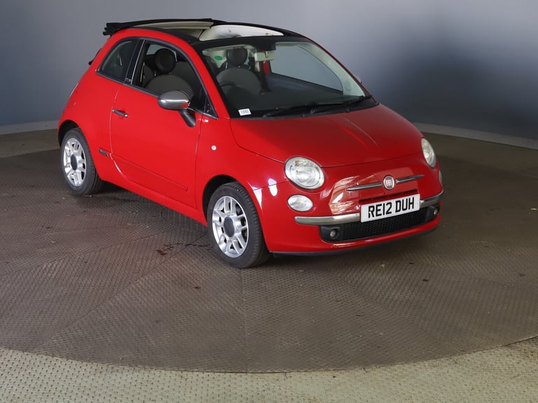 2012 Fiat 500c 1.2 Lounge Convertible 2dr Petrol Manual Euro 5 (69 bhp) Petrol