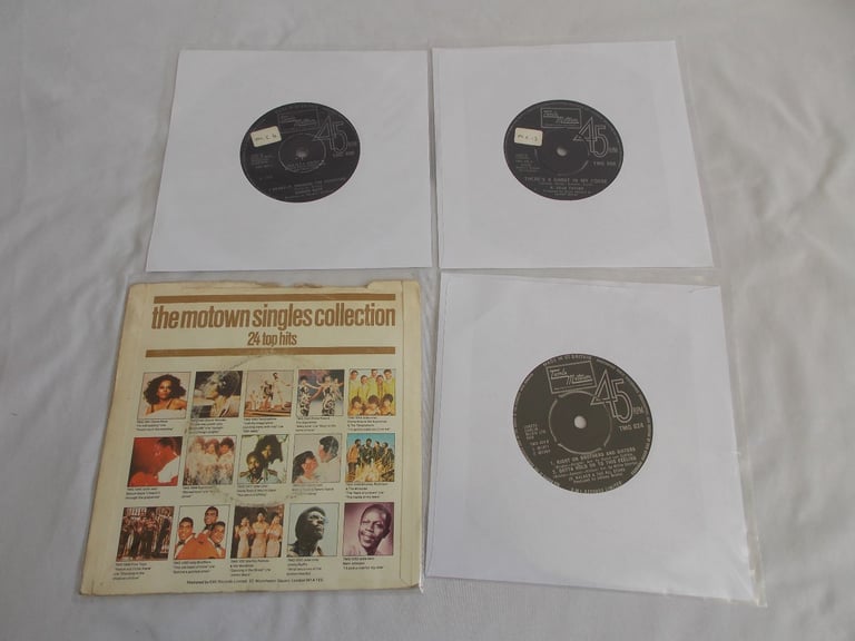 Selection 15x TAMLA MOWTOWN 7” Vinyl Singles Jackson Diana Ross Marvin Gaye