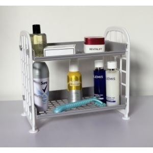 image for 2 Tier Spacing Saving shelves