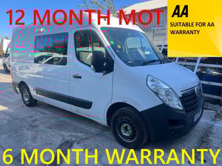 2018 Vauxhall Movano 2.3 CDTI H2 Van 130ps PANEL VAN Diesel Manual