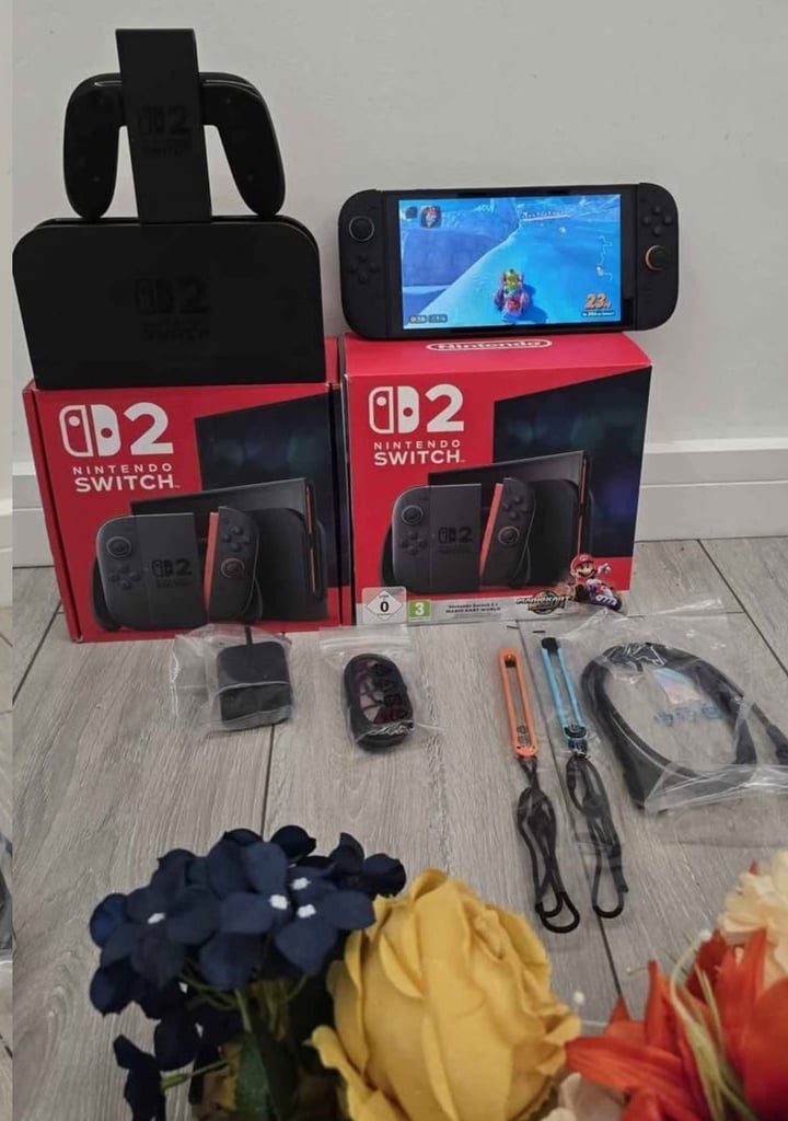 Nintendo switch 2 with box 