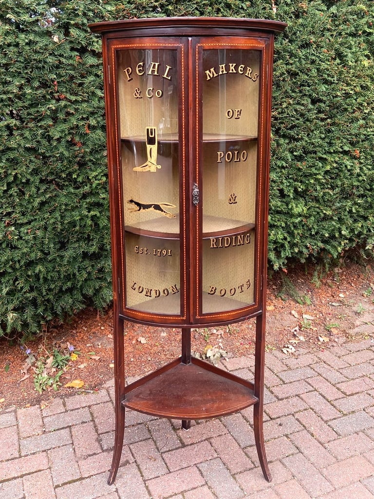 Edwardian Mahogany Corner Cabinet