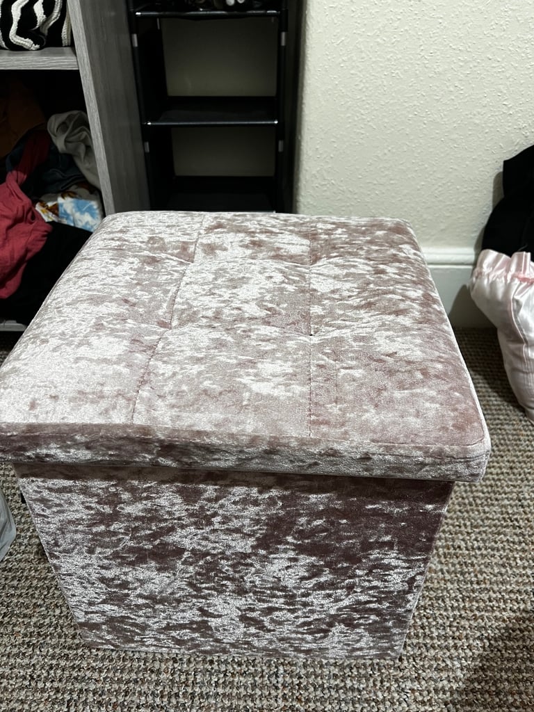 image for Folding Ottoman Storage Box 