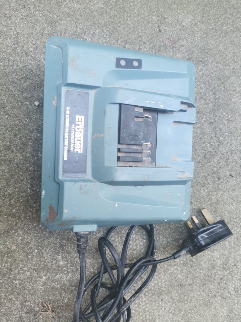 Erbauer drill lithium ion charger 