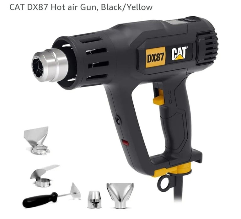 image for CAT DX87 2000W CORDED HEAT GUN | HIGH POWER & PROFESSIONAL USE BRAND NEW
