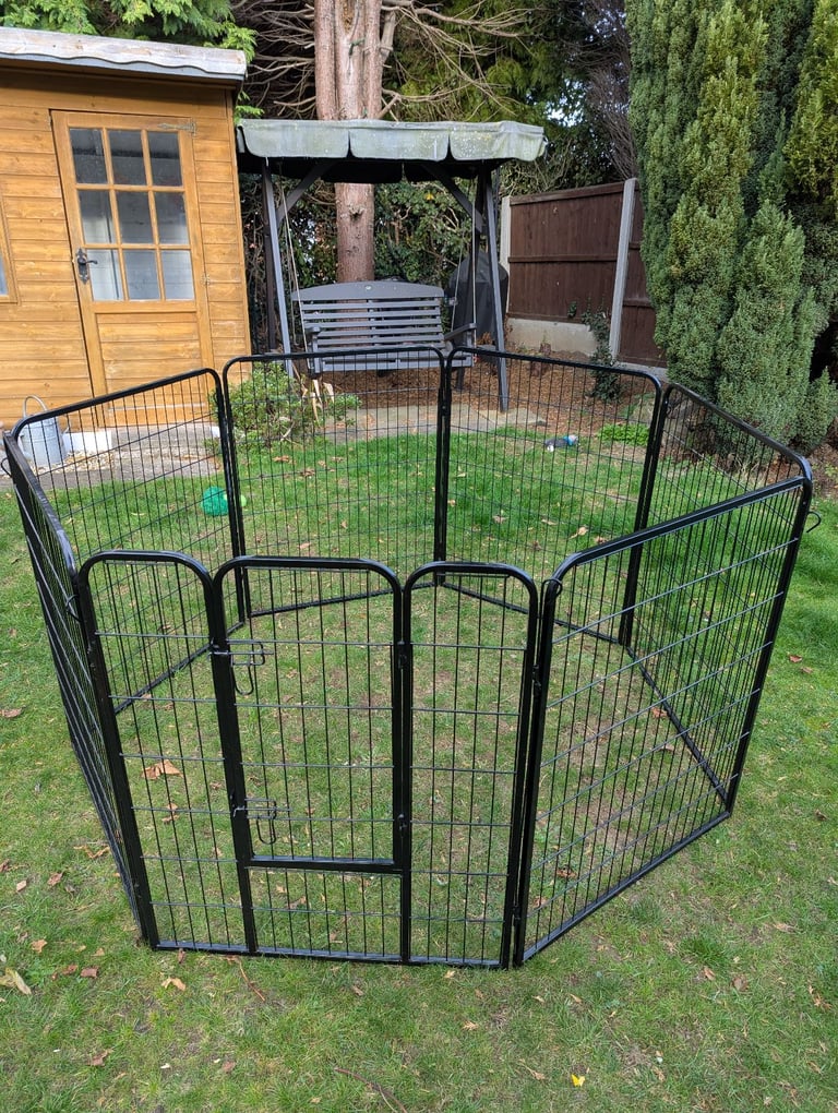 Black Foldable Pet Playpen