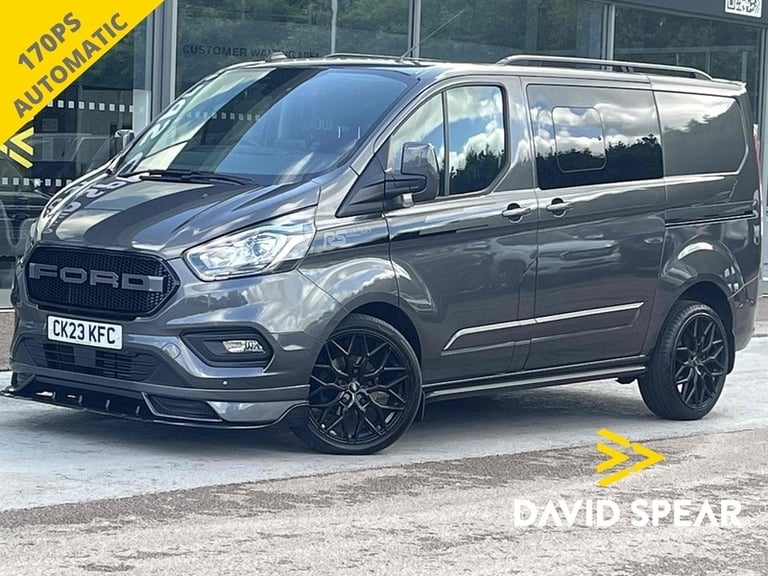 2023 Ford Transit Custom SWB TDCI 170ps 320 RS Edition Limited 5 Seat Auto DCIV Crew with Reversi...