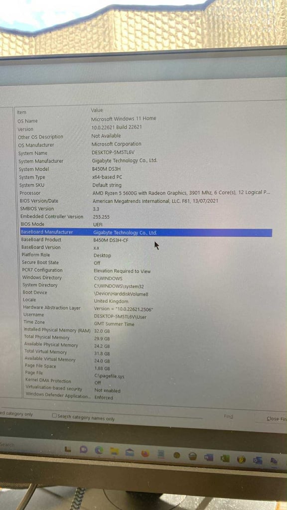 Custom built gaming PC