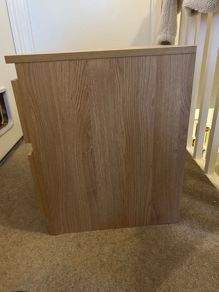 2 drawer bedside table 